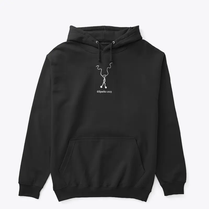 White Logo Hoodie